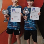 Bennet Elberzhagen und Louis Angerer (1. BV Mülheim) - Zweite im Jungendoppel U13