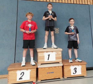 Robin Grams - 1. im Jungeneinzel U11