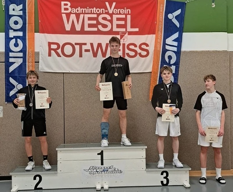 Noe Rößler - Sieger im JE U19 in Wesel